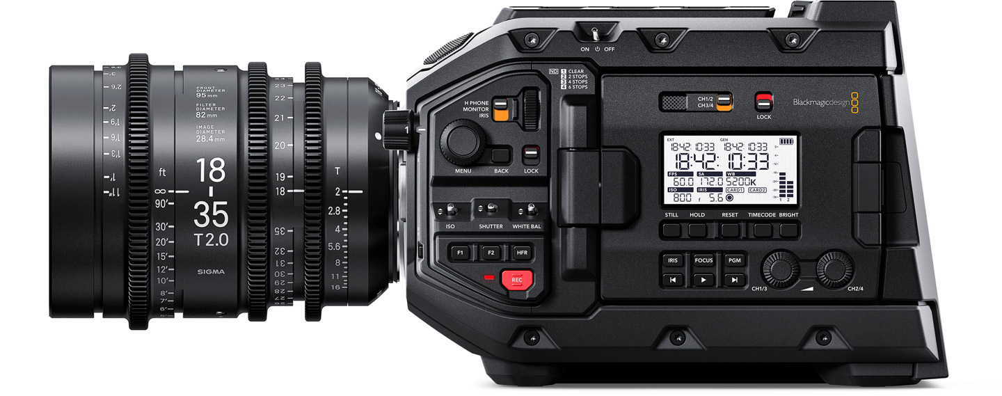 Blackmagic Ursa Mini Pro 4.6k camera